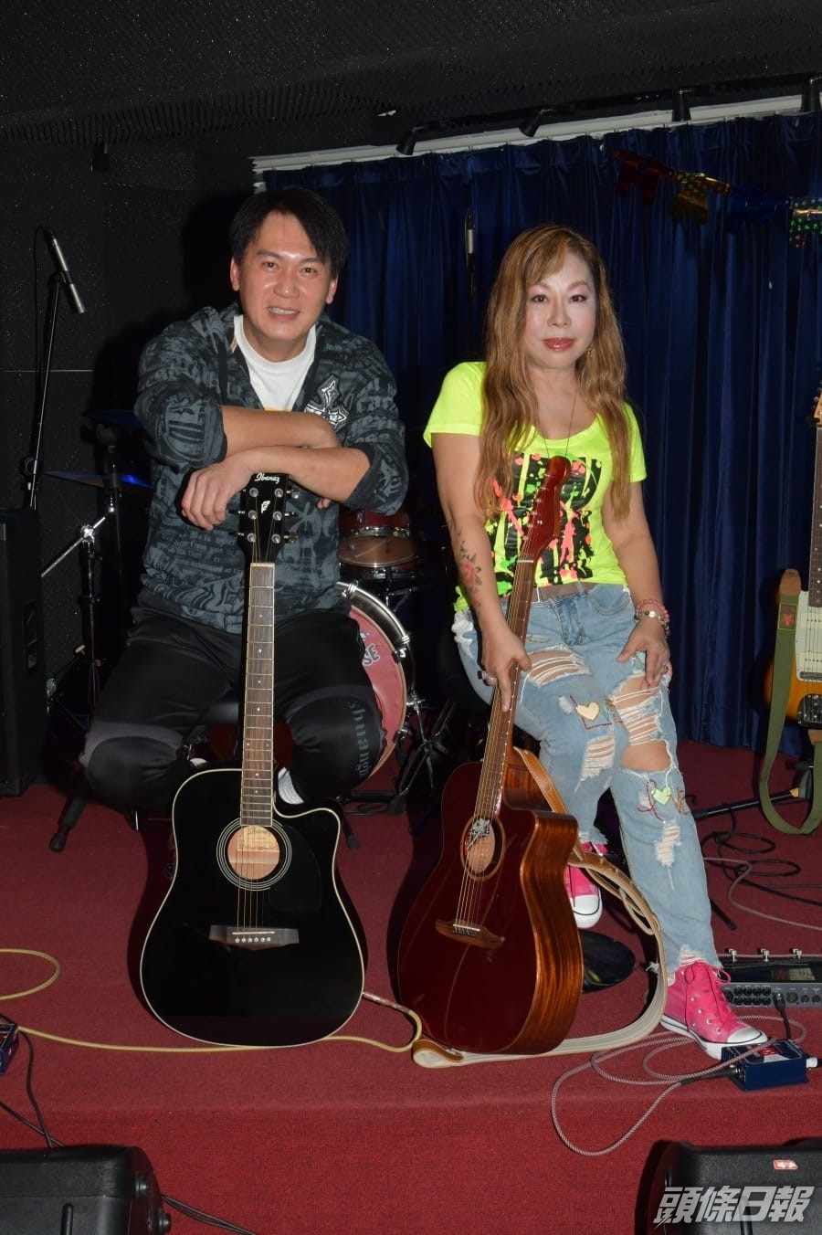 梁安琪笑言要與甄志強組成樂隊「天使與小強」。